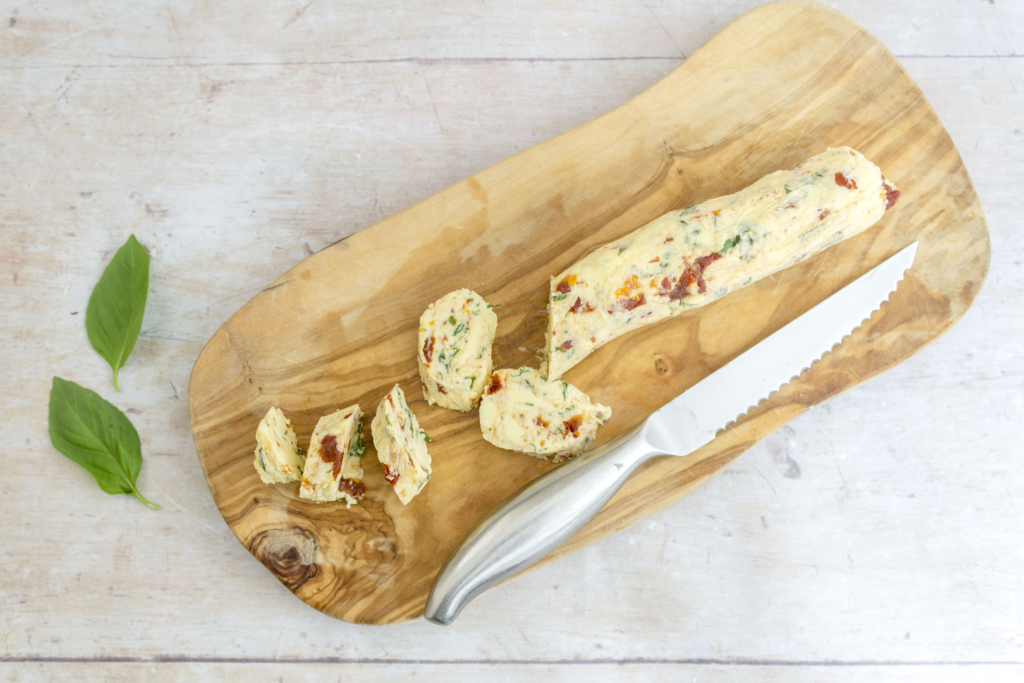 Sundried Tomato, Basil And Parmesan Compound Butter