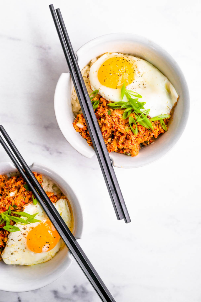 Korean Spicy Sardine Bowls