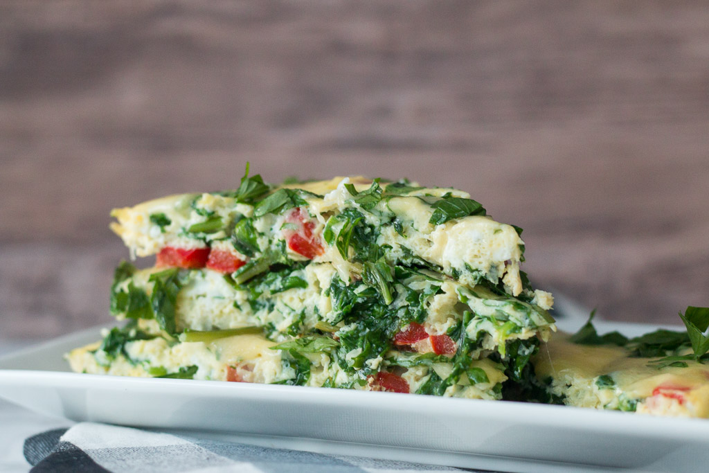 Cauliflower & Arugula Frittata