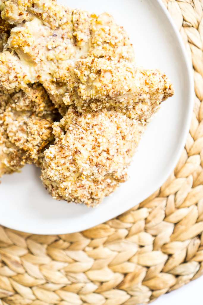 Sesame Breaded Almond Chicken