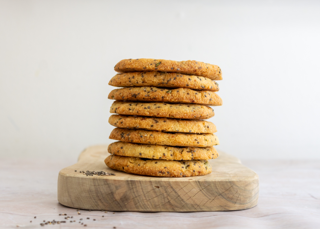 Chia, Lemon and Rosemary Cookies