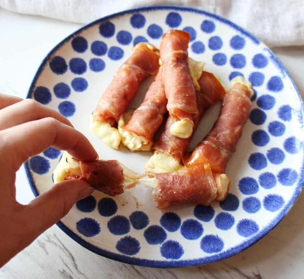 Crispy Prosciutto Mozzarella Sticks