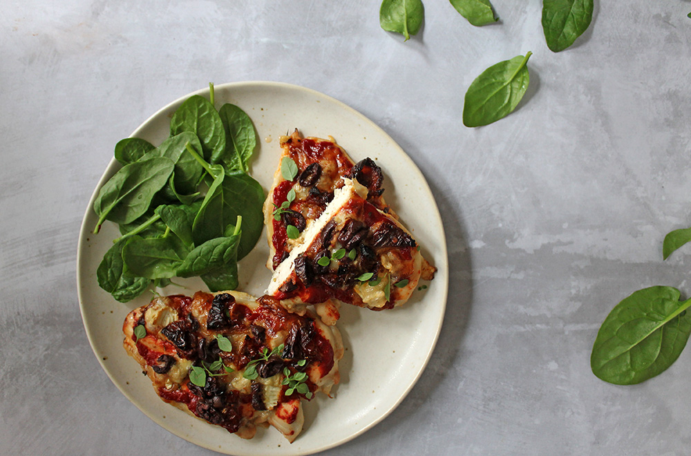 Goats Cheese Pizza Chicken