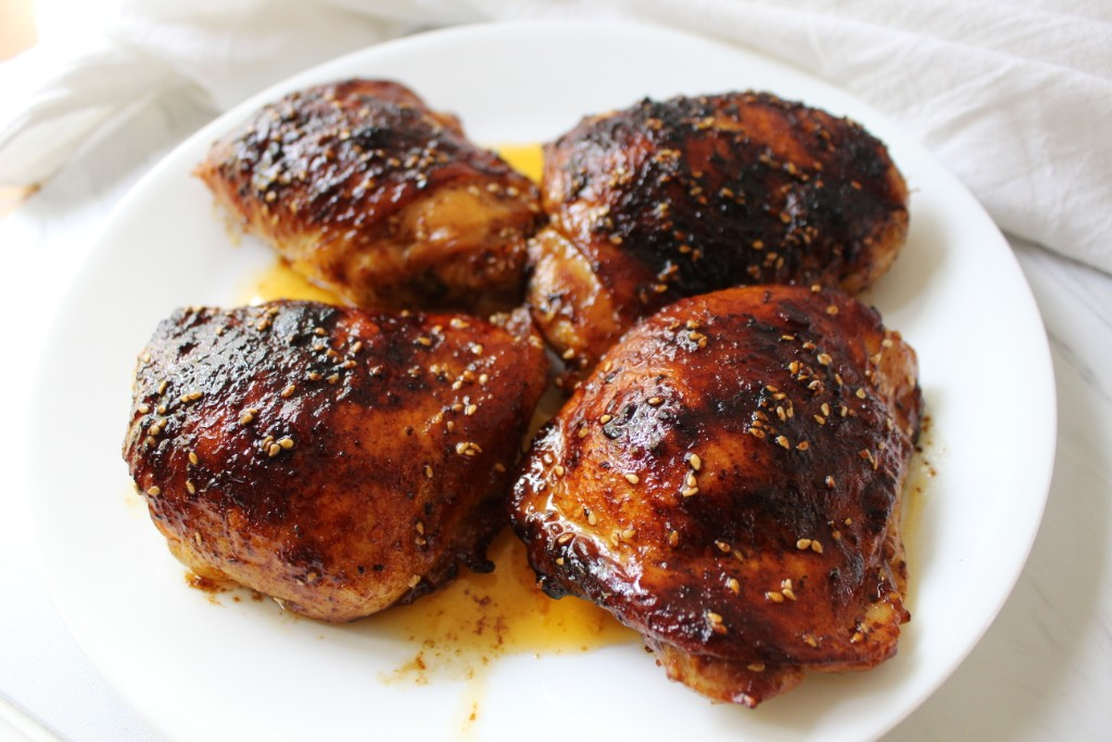 Crispy Spicy Chicken Thighs