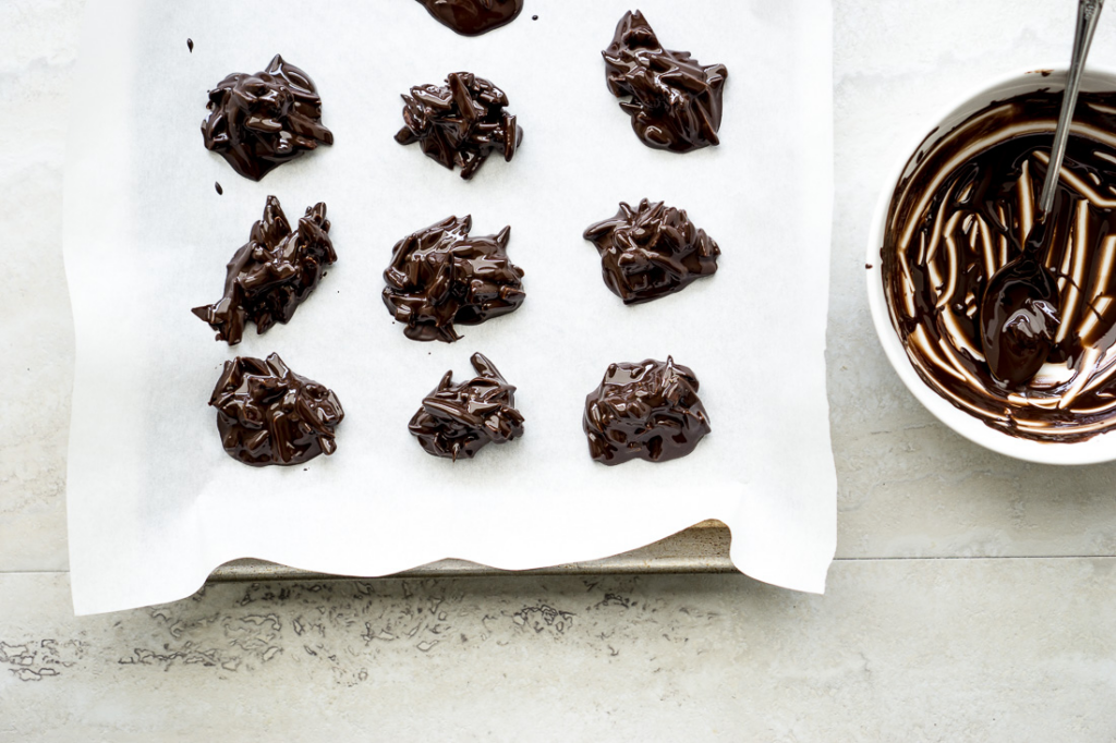 Dark Chocolate Almond Clusters