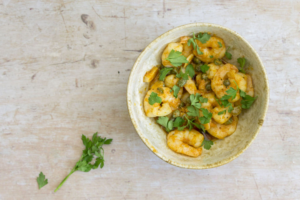 Buttery Jumbo Paprika Shrimp