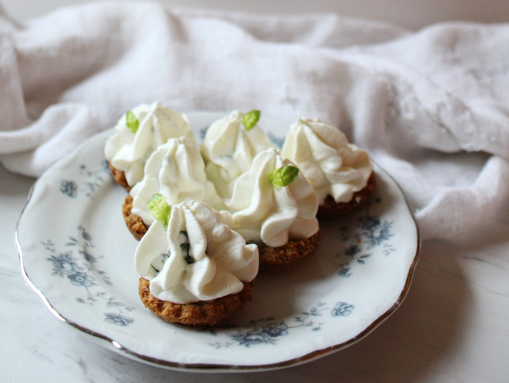 Whipped Basil Ricotta Mini Tarts