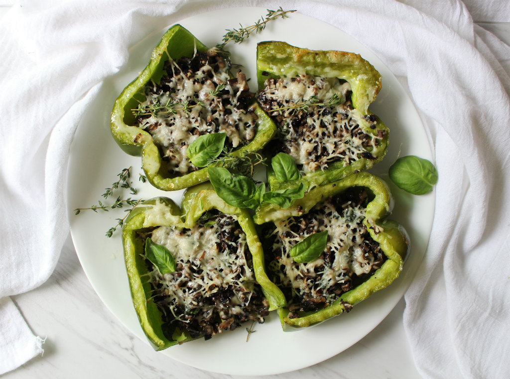 Herbaceous Mushroom Bell Peppers