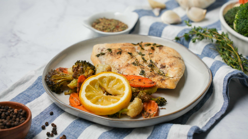 Foil Packet Chicken And Veggies