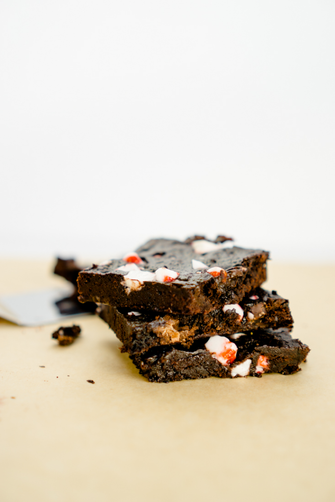 One-Bowl Peppermint Brownies