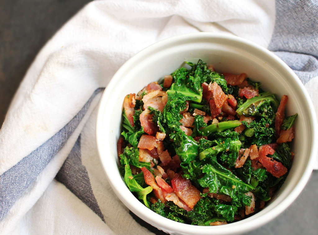 Crispy Bacon And Kale