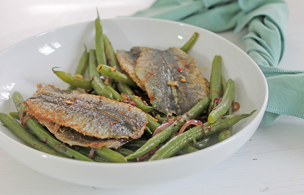 Sardines And Spicy Garlic Beans