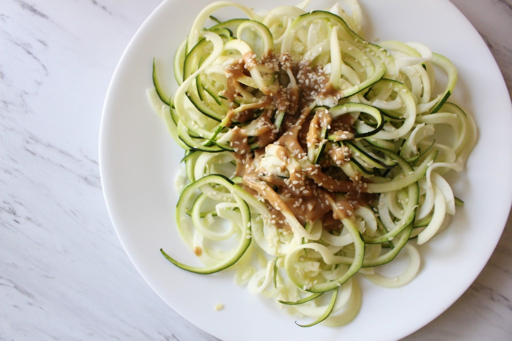 Cold Peanut Zoodle