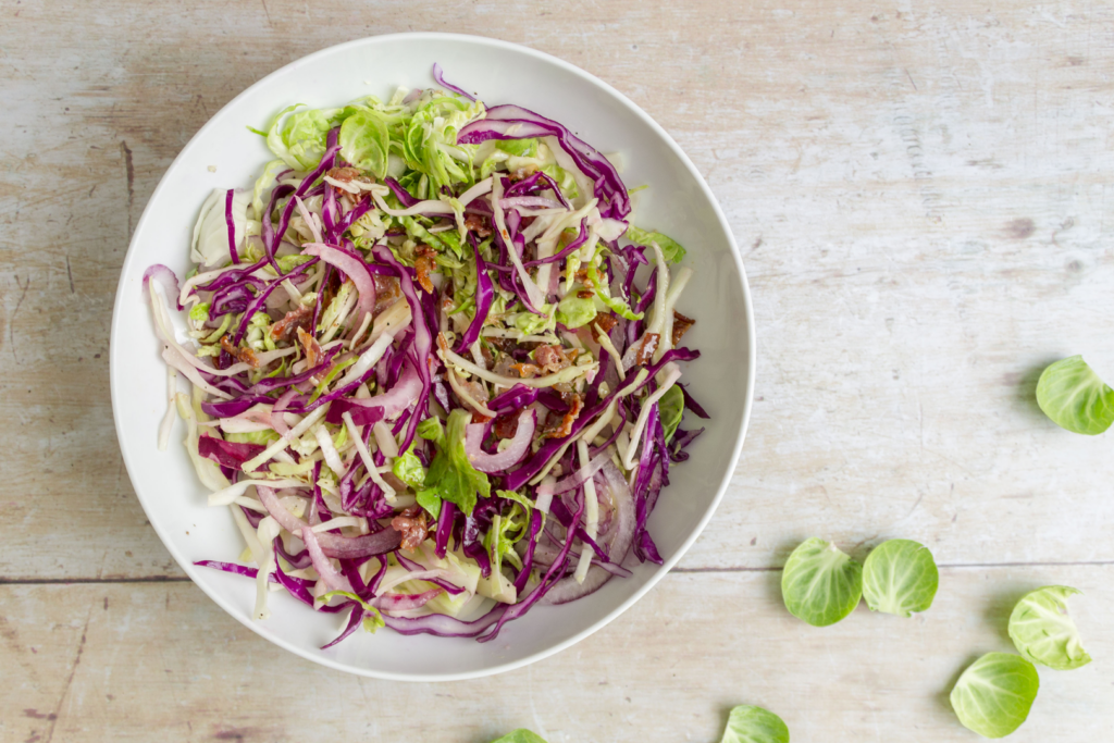 Raw Slaw with Bacon