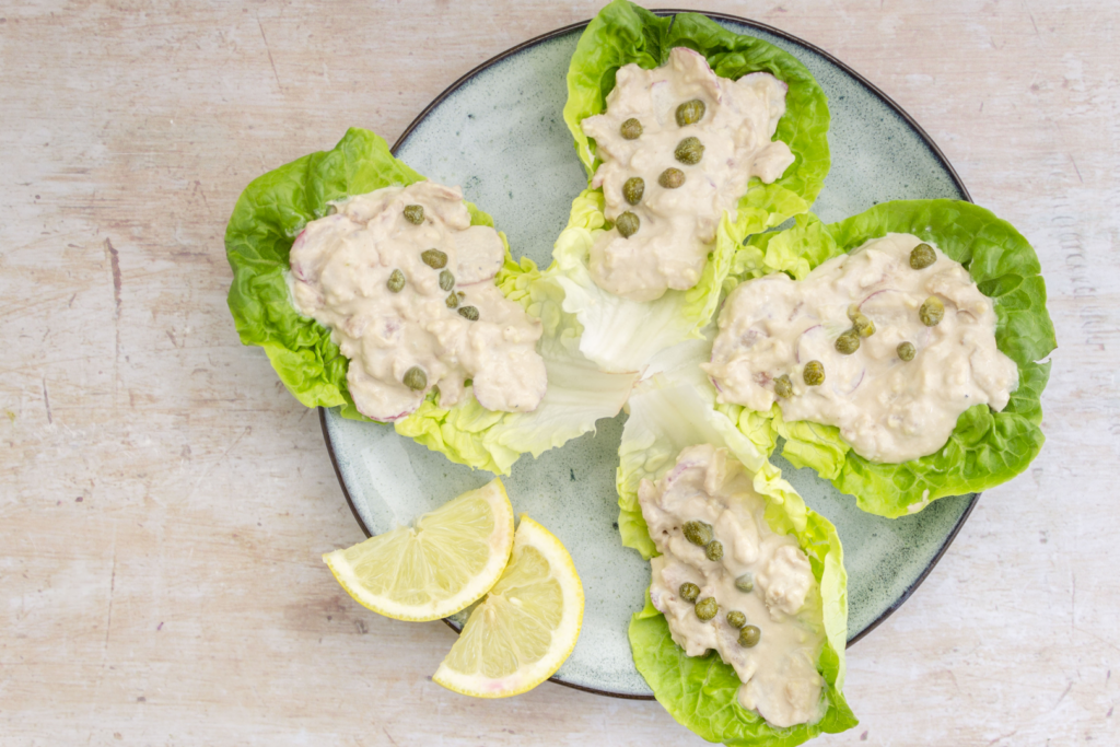 Tuna Dip And Bacon Lettuce Cups