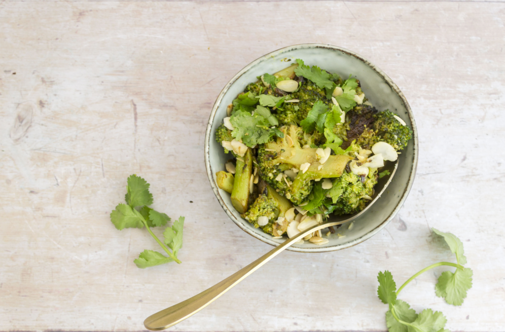 Indian Broccoli and Coriander Stir Fry