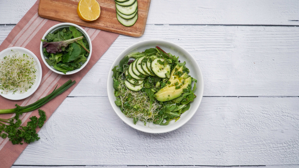 Green Vegan Buddha Salad