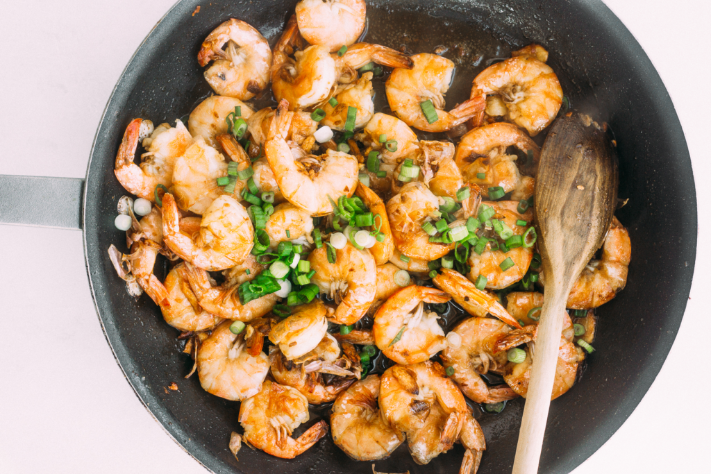 Hawaiian Garlic Shrimp