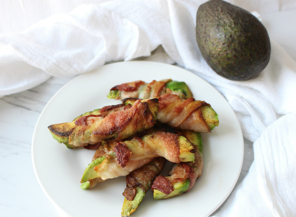 Bacon Wrapped Avocado Slices