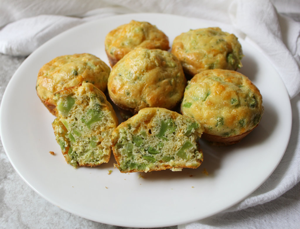 Broccoli Cheddar Muffins