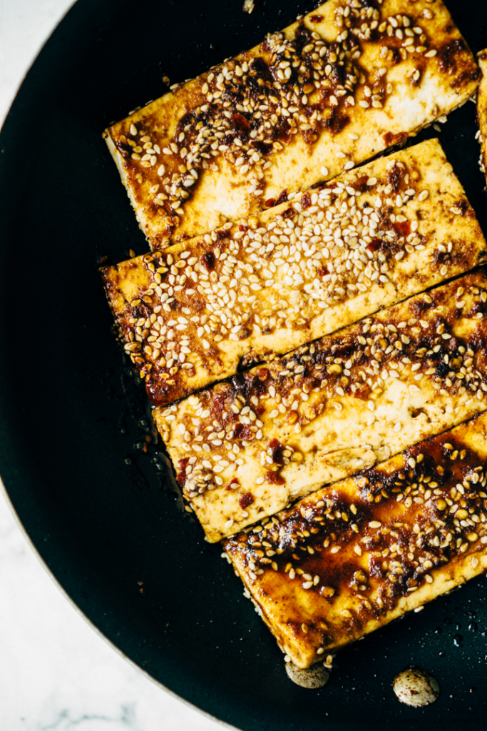 Vegan Sesame Crusted Tofu