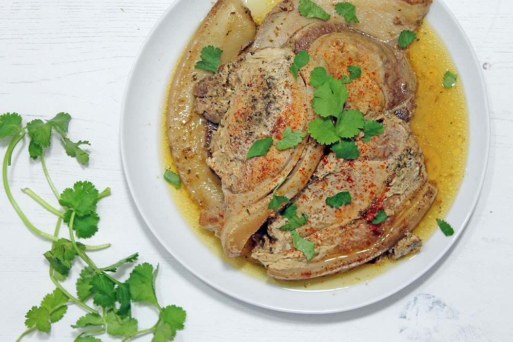 Slow Cooker Cajun Spiced Pork Chops