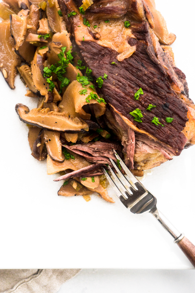 Beef Ribs and Shiitake Mushrooms