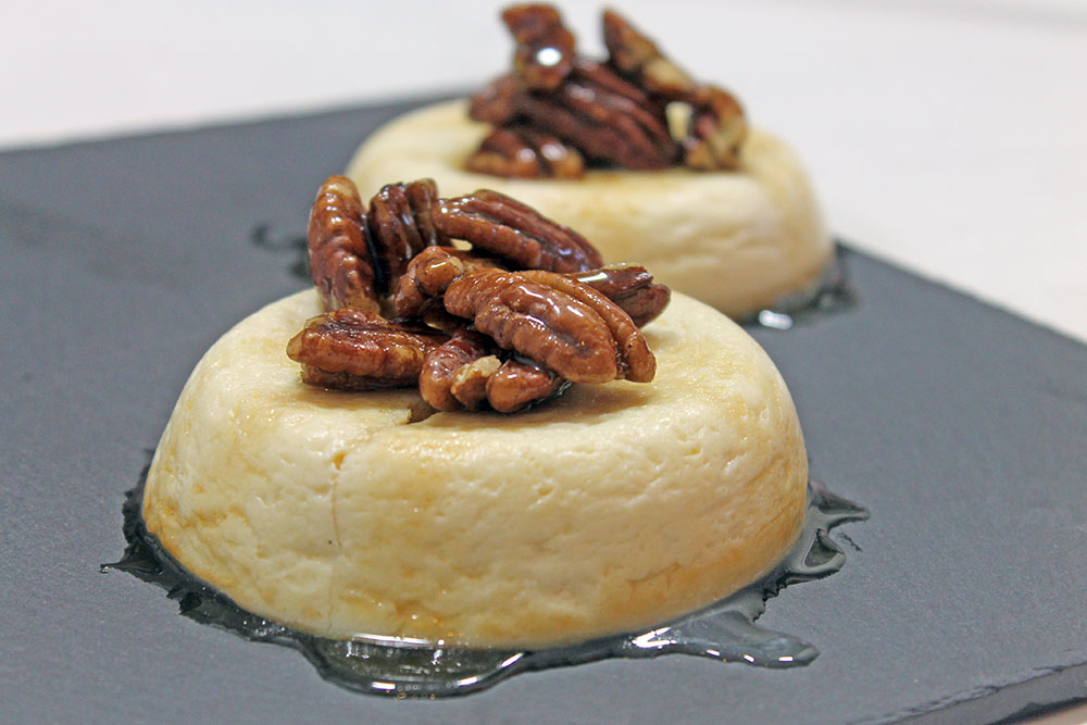 Baked Ricotta And Candied Pecans