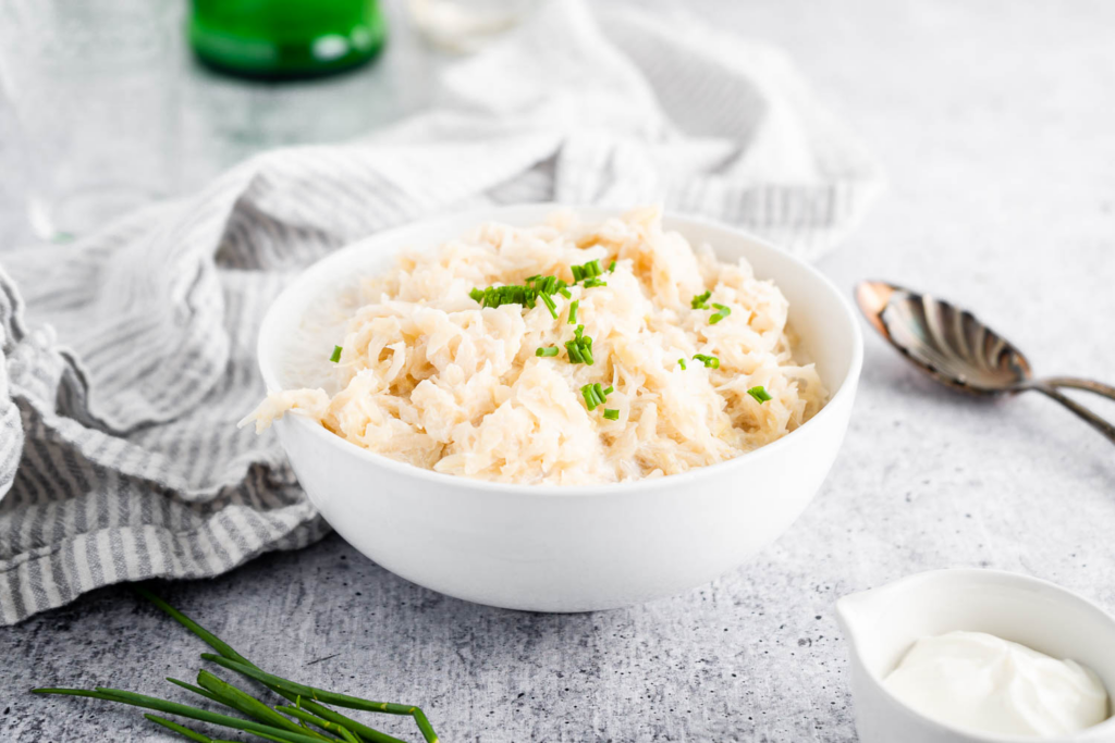 Creamy Sauerkraut with Chives