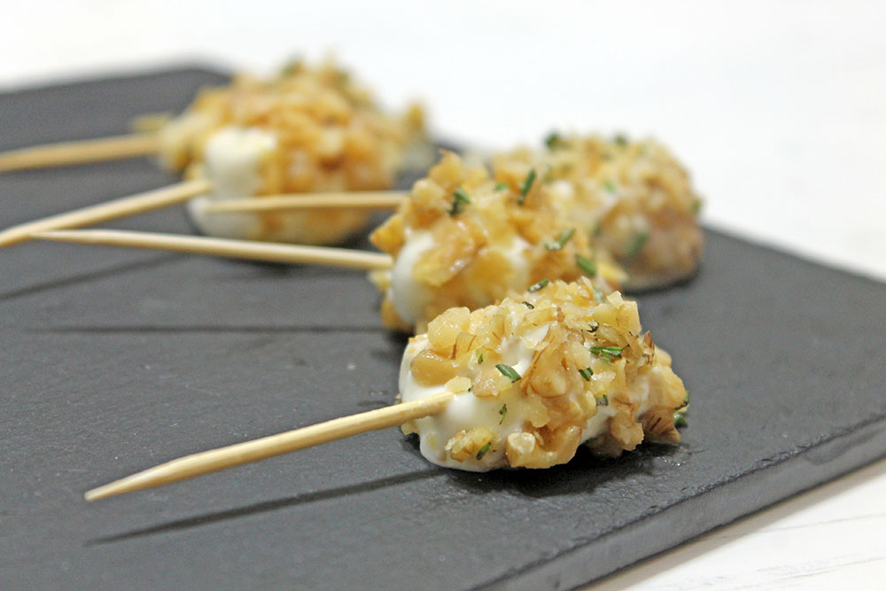 Goats Cheese Lollipops