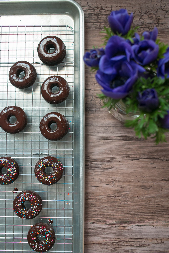 Double Chocolate Doughnuts