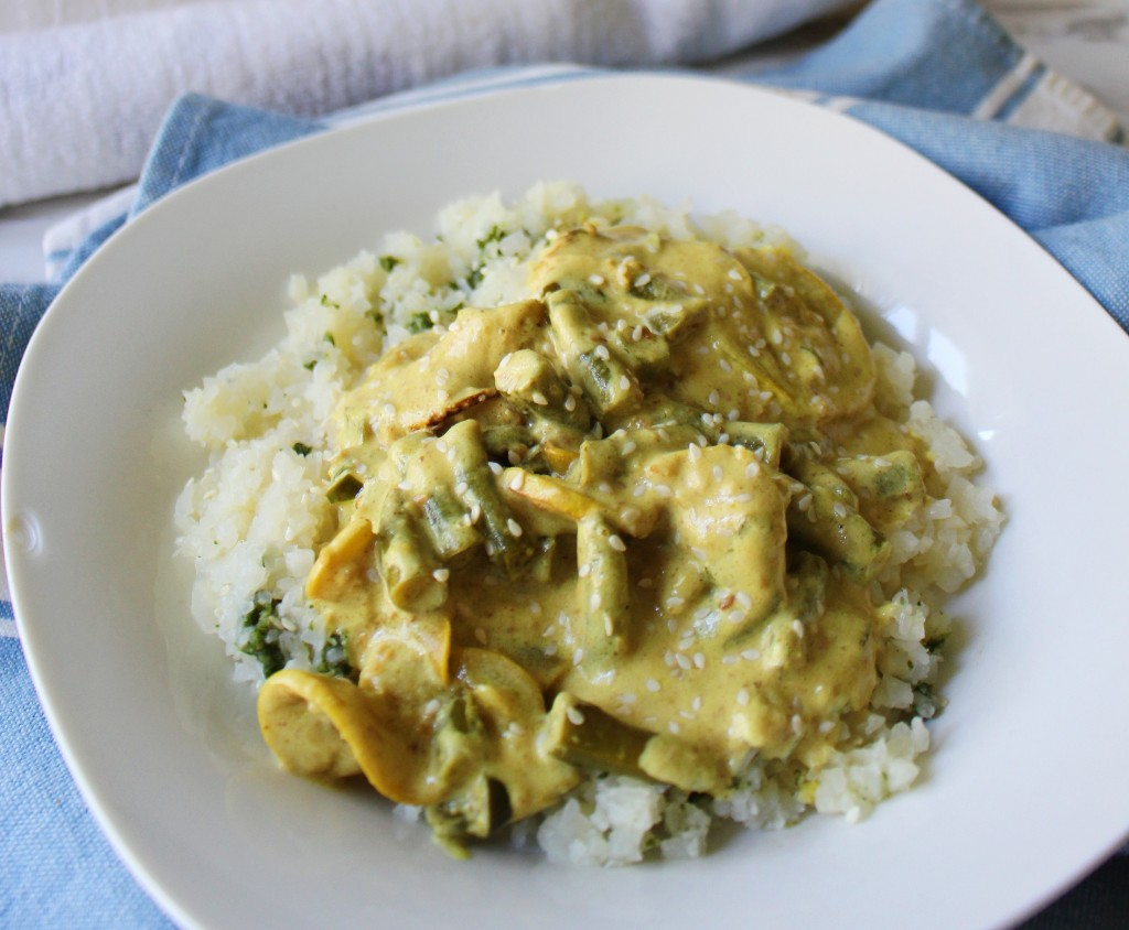 Coconut Sesame Vegetable Curry