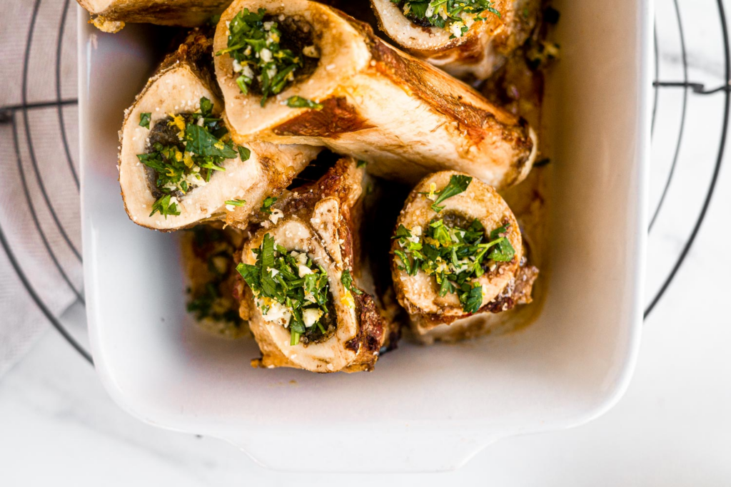 Roasted Bone Marrow with Gremolata