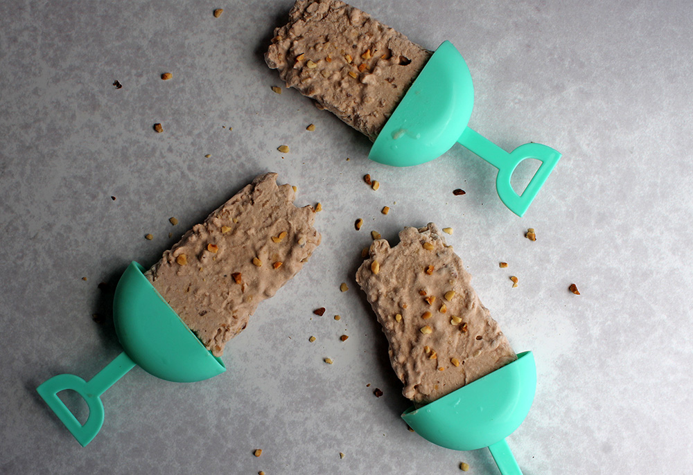 Chocolate And Hazelnut Cream Cheese Lollies