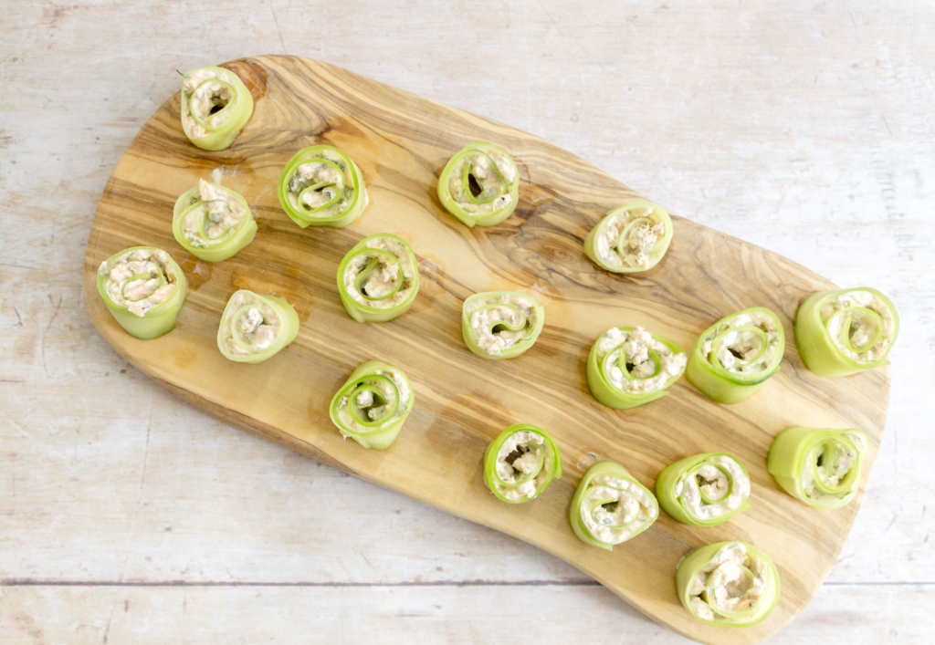 Salmon Cucumber Rolls