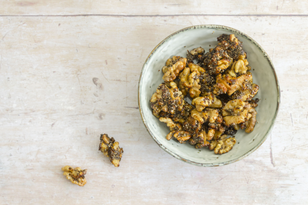 Sweet and Crunchy Walnut Chia Clusters