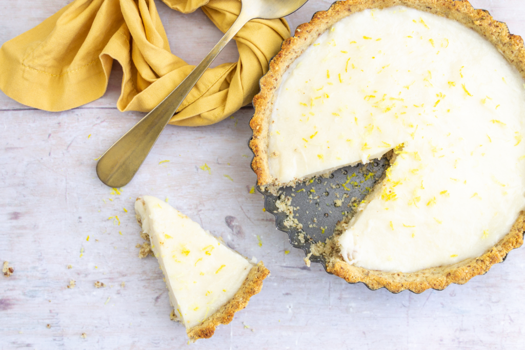 Christmas Vegan Lemon Tart