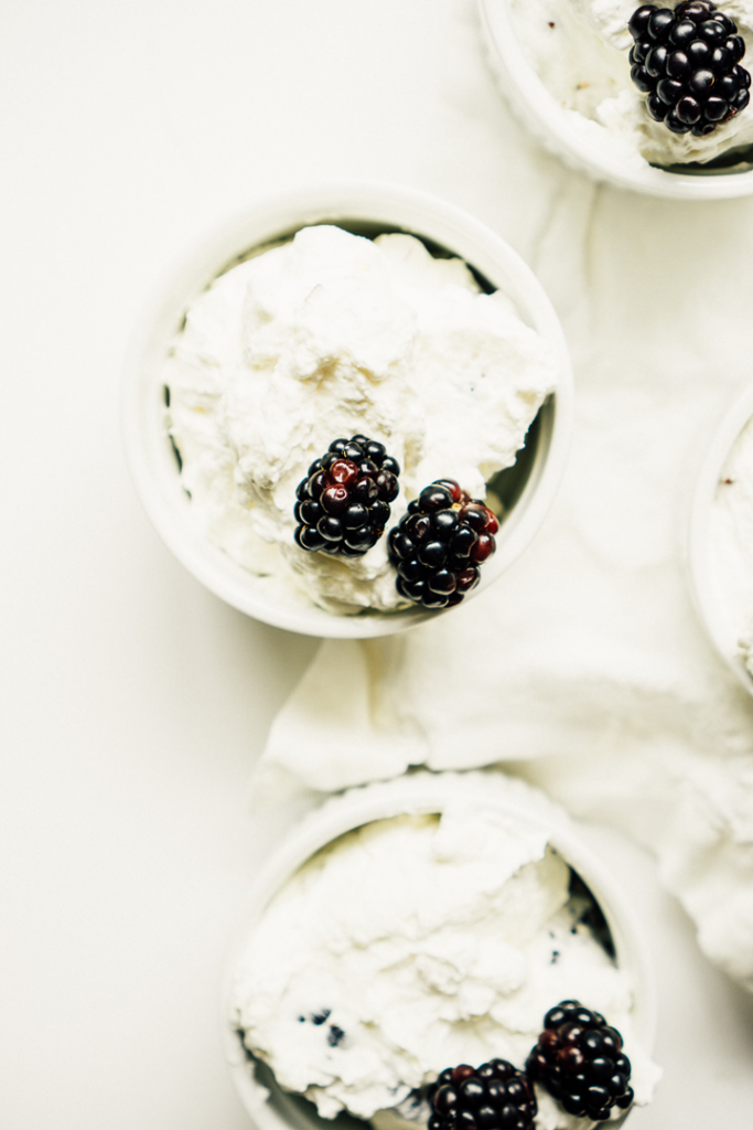 Blackberry Almond Mousse