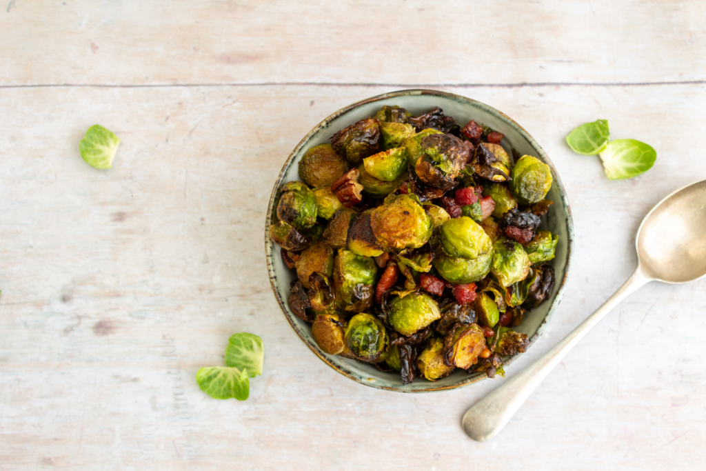 Maple Cinnamon Roasted Sprouts
