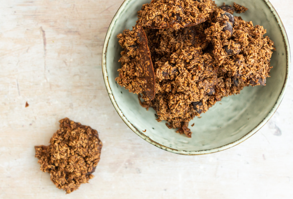 Chocolate, Cranberry and Coconut Haystacks