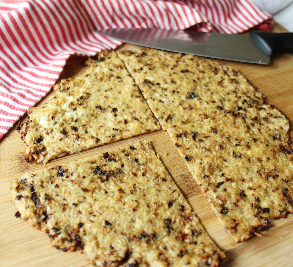 Crispy Cauliflower Parmesan Pizza Crust