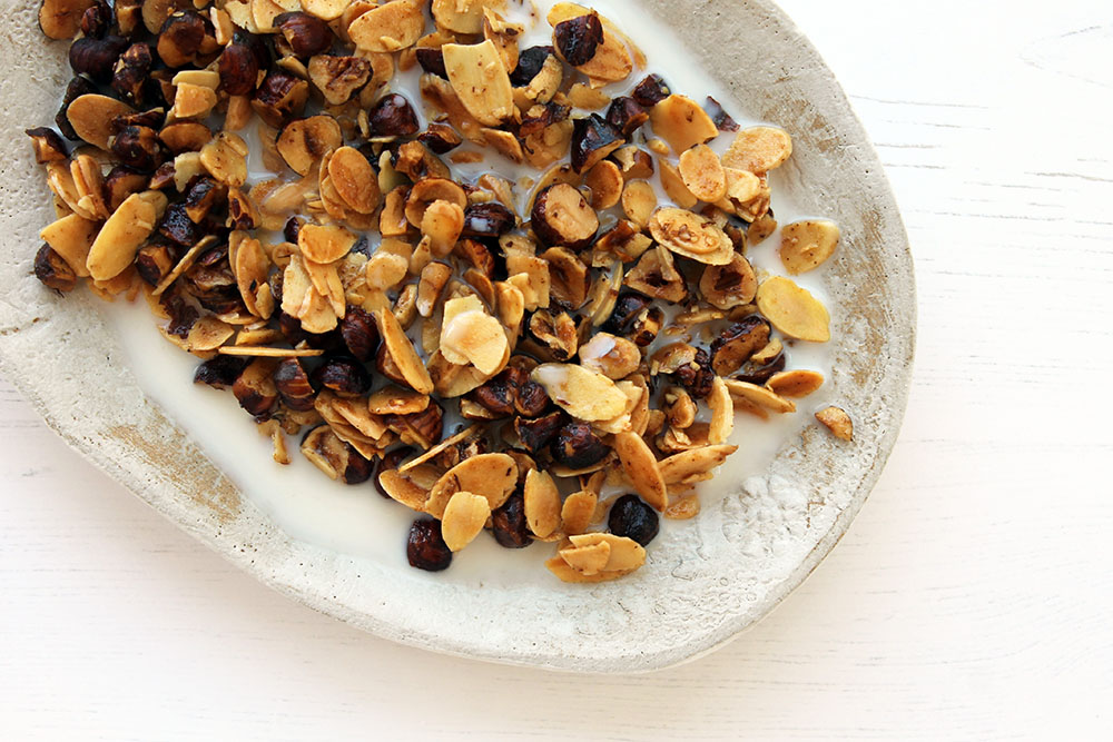 Almond, Filbert (hazlenut) And Ginger Granola