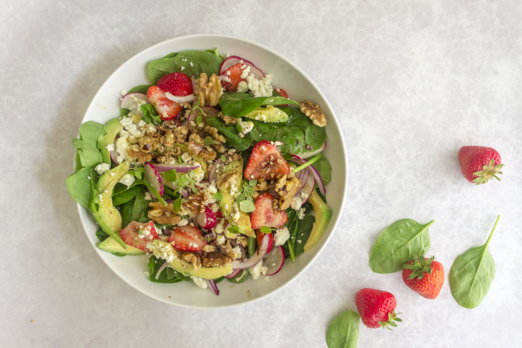 Radish and Strawberry Salad