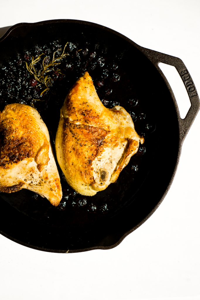 Roasted Balsamic Blueberry Chicken