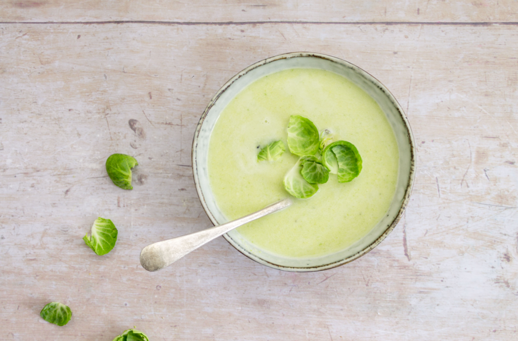Cheesy Sprout Soup