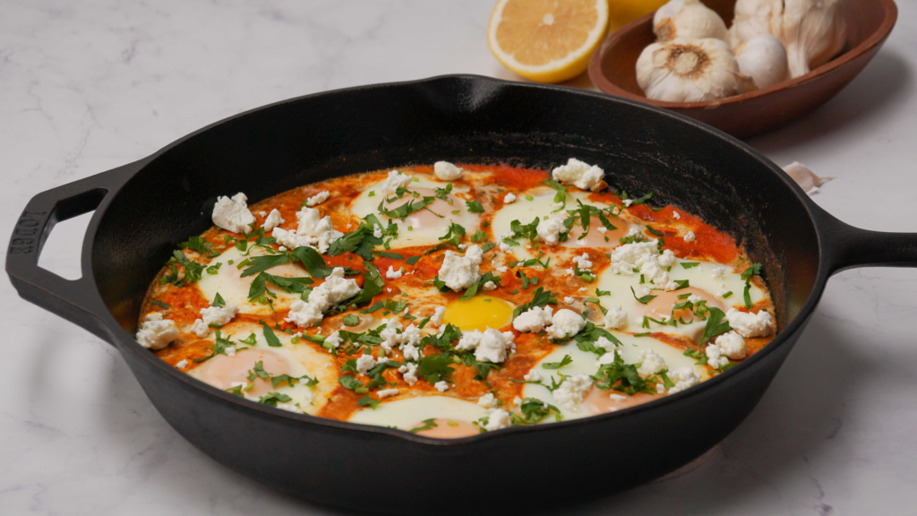 Shakshuka With Goat Cheese