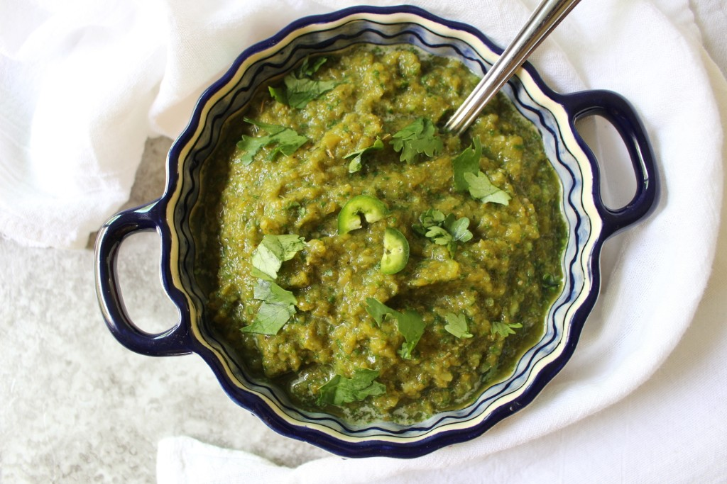 Tangy Nopales Verde Sauce