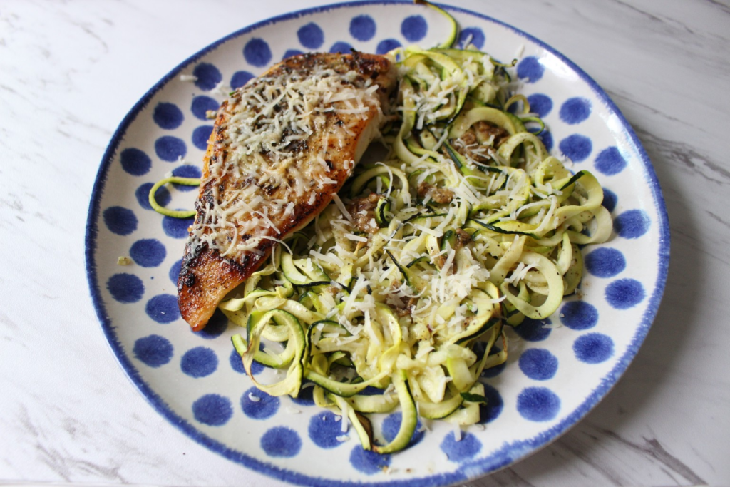 Cacio E Pepe Chicken And Zoodles