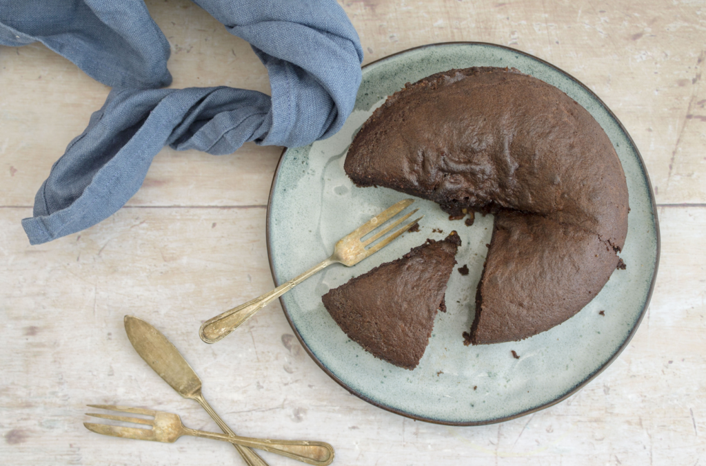 Air Fryer Chocolate Zucchini Cake