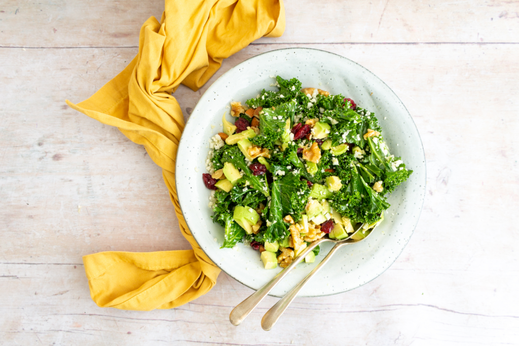 Thanksgiving Vegan Rice And Kale Salad